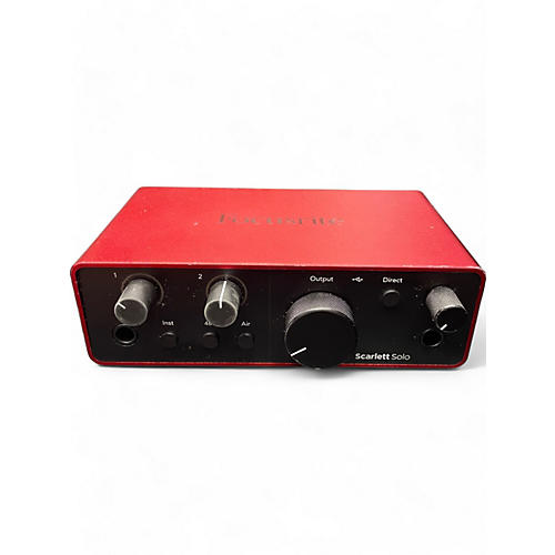 Used Focusrite Scarlett Solo GEN 4 Audio Interface