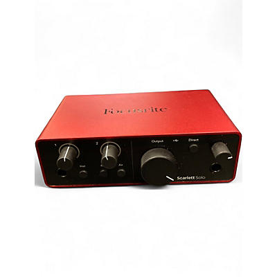 Used Focusrite Scarlett Solo GEN 4 Audio Interface