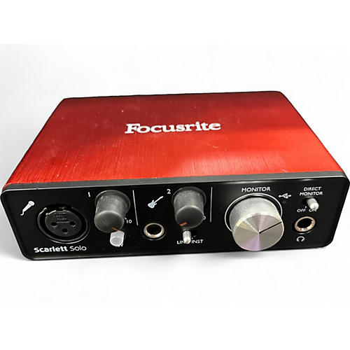 Focusrite Used Focusrite Scarlett Solo Gen 2 Audio Interface