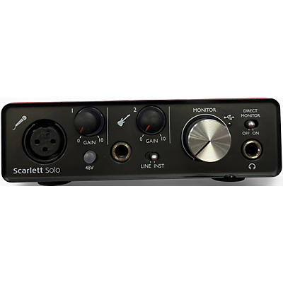 Focusrite Used Focusrite Scarlett Solo Gen 2 Audio Interface