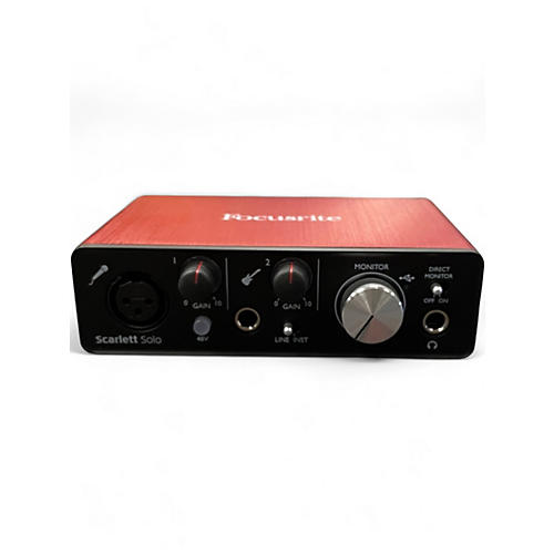 Used Focusrite Scarlett Solo Gen 2 Audio Interface