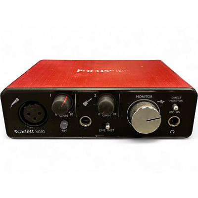 Used Focusrite Scarlett Solo Gen 2 Audio Interface