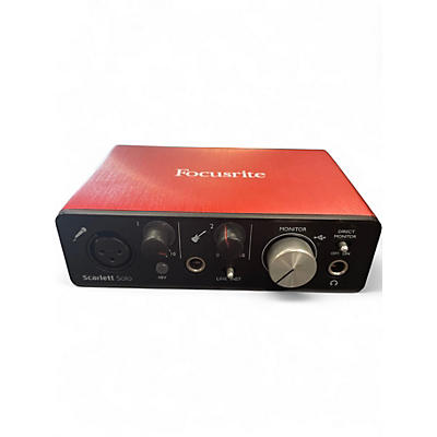 Used Focusrite Scarlett Solo Gen 2 Audio Interface