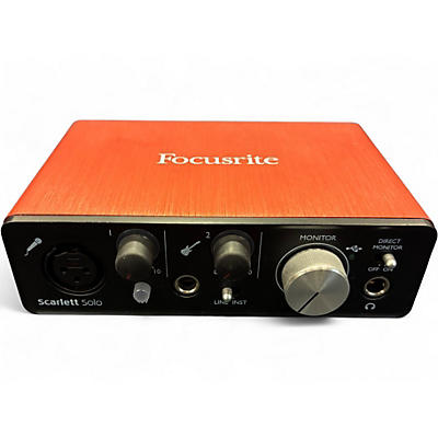 Used Focusrite Scarlett Solo Gen 2 Audio Interface