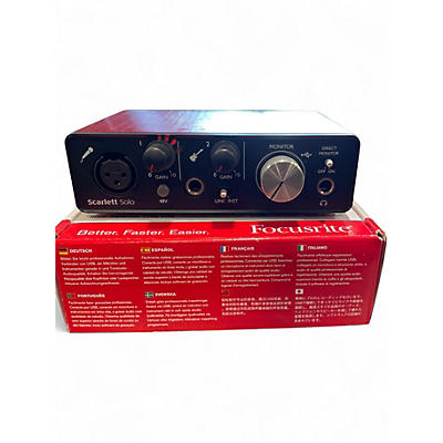 Used Focusrite Scarlett Solo Gen 2 Audio Interface