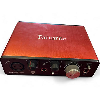 Used Focusrite Scarlett Solo Gen 2 Audio Interface