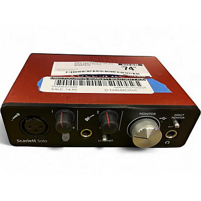 Used Focusrite Scarlett Solo Gen 2 Audio Interface