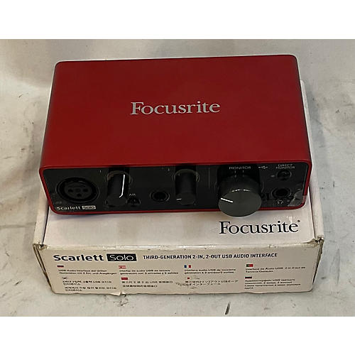 Focusrite Used Focusrite Scarlett Solo Gen 3 Audio Interface