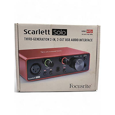 Focusrite Used Focusrite Scarlett Solo Gen 3 Audio Interface