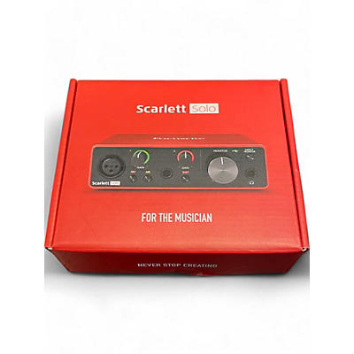 Used Focusrite Scarlett Solo Gen 3 Audio Interface