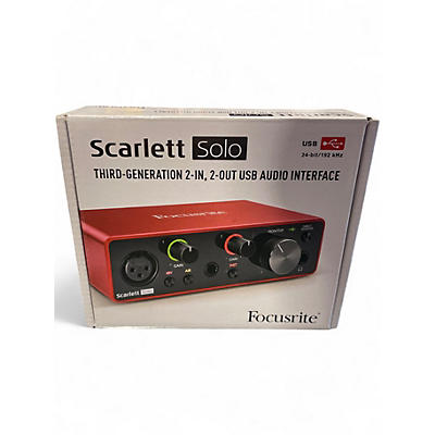 Used Focusrite Scarlett Solo Gen 3 Audio Interface