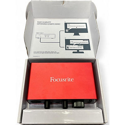 Used Focusrite Scarlett Solo Gen 3 Audio Interface