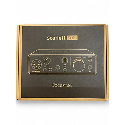 Used Focusrite Scarlett Solo Gen 3 Audio Interface