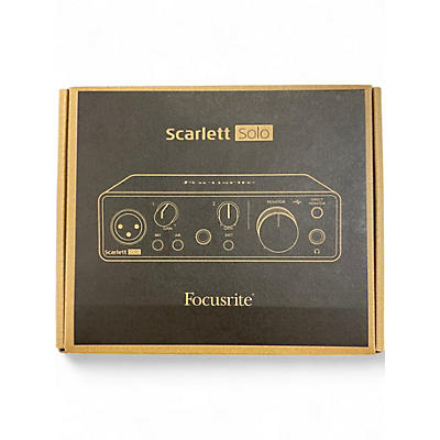 Used Focusrite Scarlett Solo Gen 3 Audio Interface