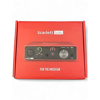 Used Focusrite Scarlett Solo Gen 3 Audio Interface