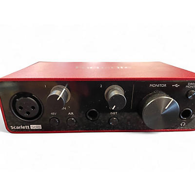 Used Focusrite Scarlett Solo Gen 3 Audio Interface