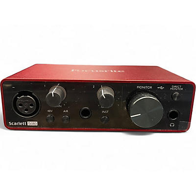Used Focusrite Scarlett Solo Gen 3 Audio Interface