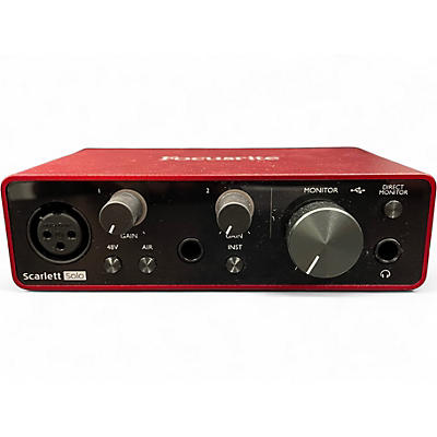 Used Focusrite Scarlett Solo Gen 3 Audio Interface