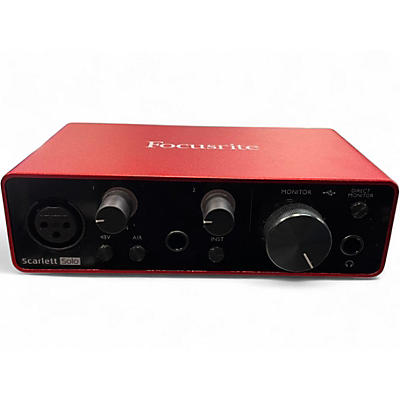 Used Focusrite Scarlett Solo Gen 3 Audio Interface