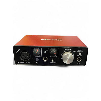 Used Focusrite Scarlett Solo Gen 3 Audio Interface