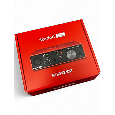 Used Focusrite Scarlett Solo Gen 3 Audio Interface
