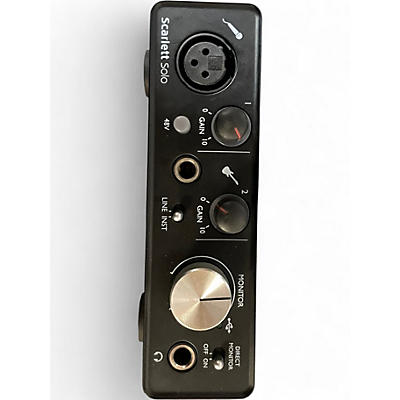 Used Focusrite Scarlett Solo Gen 3 Audio Interface