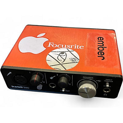 Used Focusrite Scarlett Solo Gen 3 Audio Interface