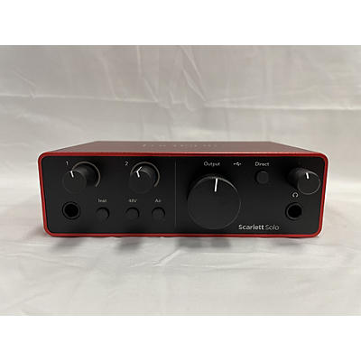 Focusrite Used Focusrite Scarlett Solo Gen 4 Audio Interface