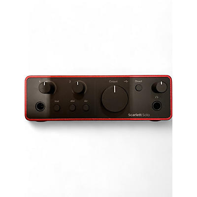 Focusrite Used Focusrite Scarlett Solo Gen 4 Audio Interface