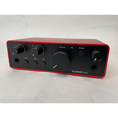 Focusrite Used Focusrite Scarlett Solo Gen 4 Audio Interface