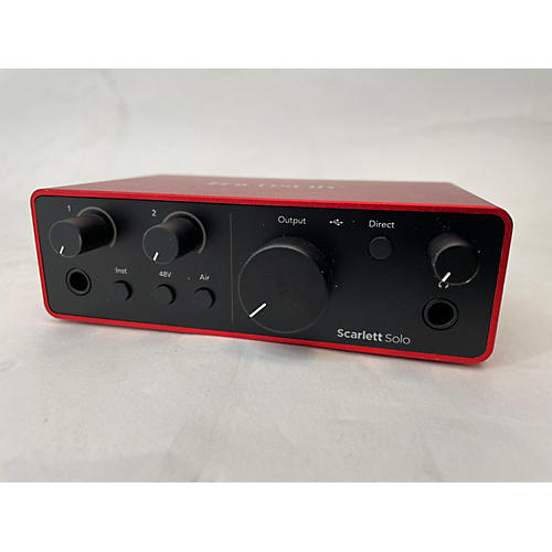 Focusrite Used Focusrite Scarlett Solo Gen 4 Audio Interface