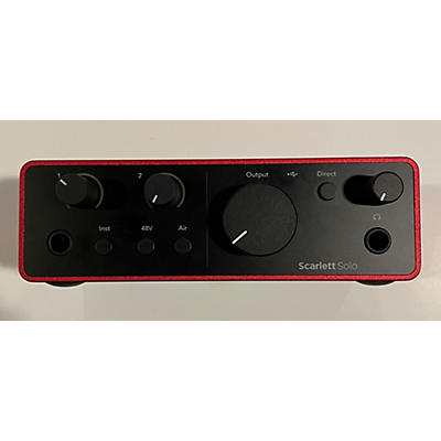 Focusrite Used Focusrite Scarlett Solo Gen 4 Audio Interface