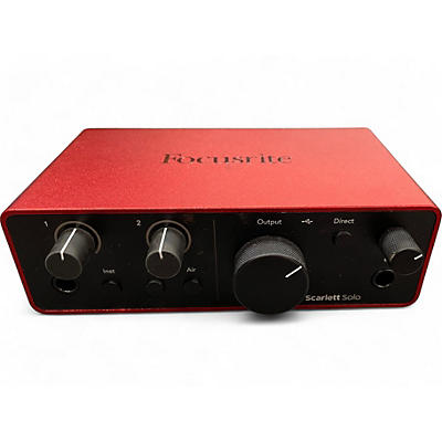 Focusrite Used Focusrite Scarlett Solo Gen 4 Audio Interface