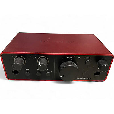 Focusrite Used Focusrite Scarlett Solo Gen 4 Audio Interface