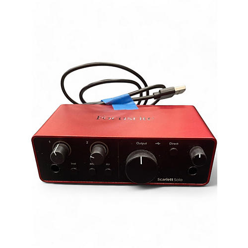 Used Focusrite Scarlett Solo Gen 4 Audio Interface