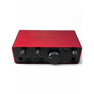 Used Focusrite Scarlett Solo Gen 4 Audio Interface