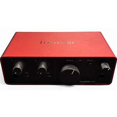 Used Focusrite Scarlett Solo Gen 4 Audio Interface