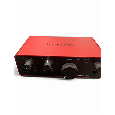 Used Focusrite Scarlett Solo Gen 4 Audio Interface