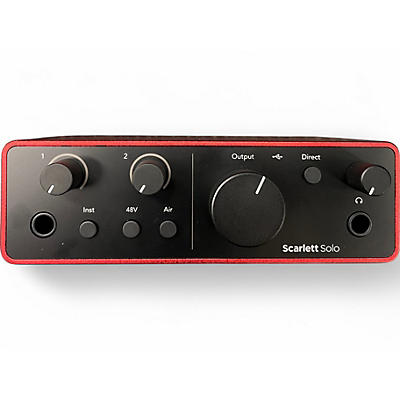 Used Focusrite Scarlett Solo Gen 4 Audio Interface