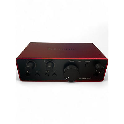 Used Focusrite Scarlett Solo Gen 4 Audio Interface
