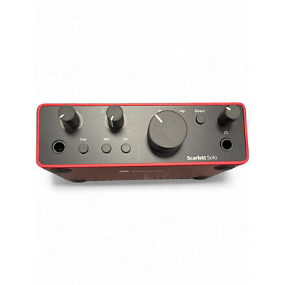 Used Focusrite Scarlett Solo Gen 4 Audio Interface