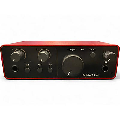 Used Focusrite Scarlett Solo Gen 4 Audio Interface