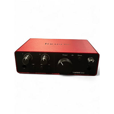 Used Focusrite Scarlett Solo Gen 4 Audio Interface