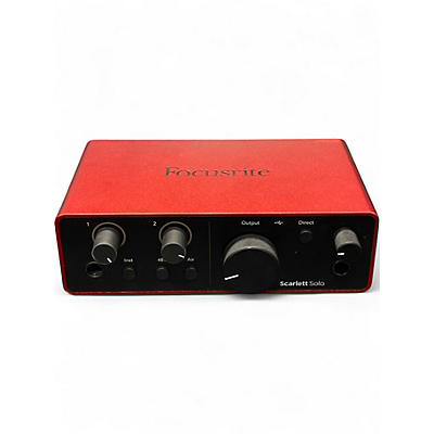 Used Focusrite Scarlett Solo Gen 4 Audio Interface