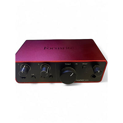 Used Focusrite Scarlett Solo Gen 4 Audio Interface