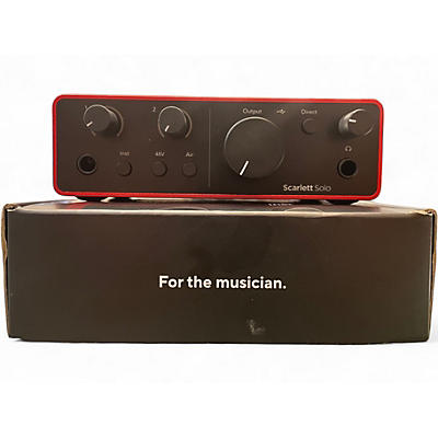 Used Focusrite Scarlett Solo Gen 4 Audio Interface