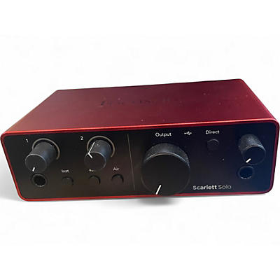 Used Focusrite Scarlett Solo Gen 4 Audio Interface