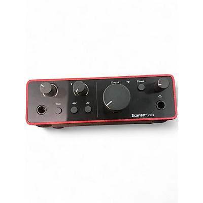 Used Focusrite Scarlett Solo Gen 4 Audio Interface