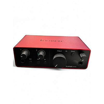 Used Focusrite Scarlett Solo Gen 4 Audio Interface