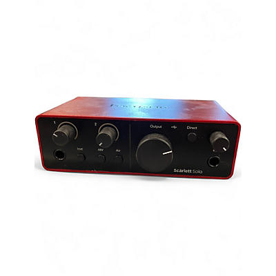 Used Focusrite Scarlett Solo Gen 4 Audio Interface